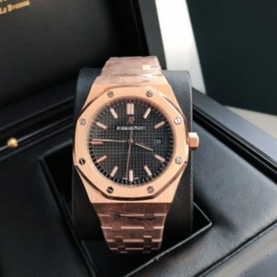 Audemars Piguet  Royal Oak   8215 Automatic Movement Black 41mm Watch